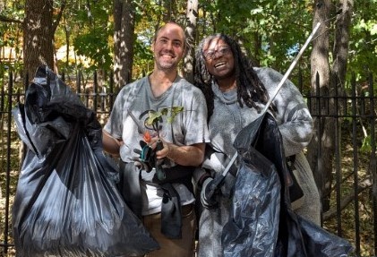 A Dirty, Dusty, Yet Delightful Tree-Hugging Day at Prospect Park
