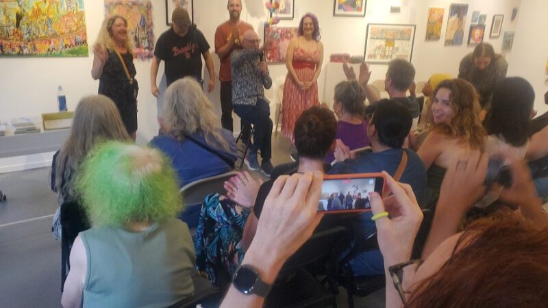 🎤 Laughter, Pizza, and Hallucitania: A Night of Comedy at Fountain House Gallery